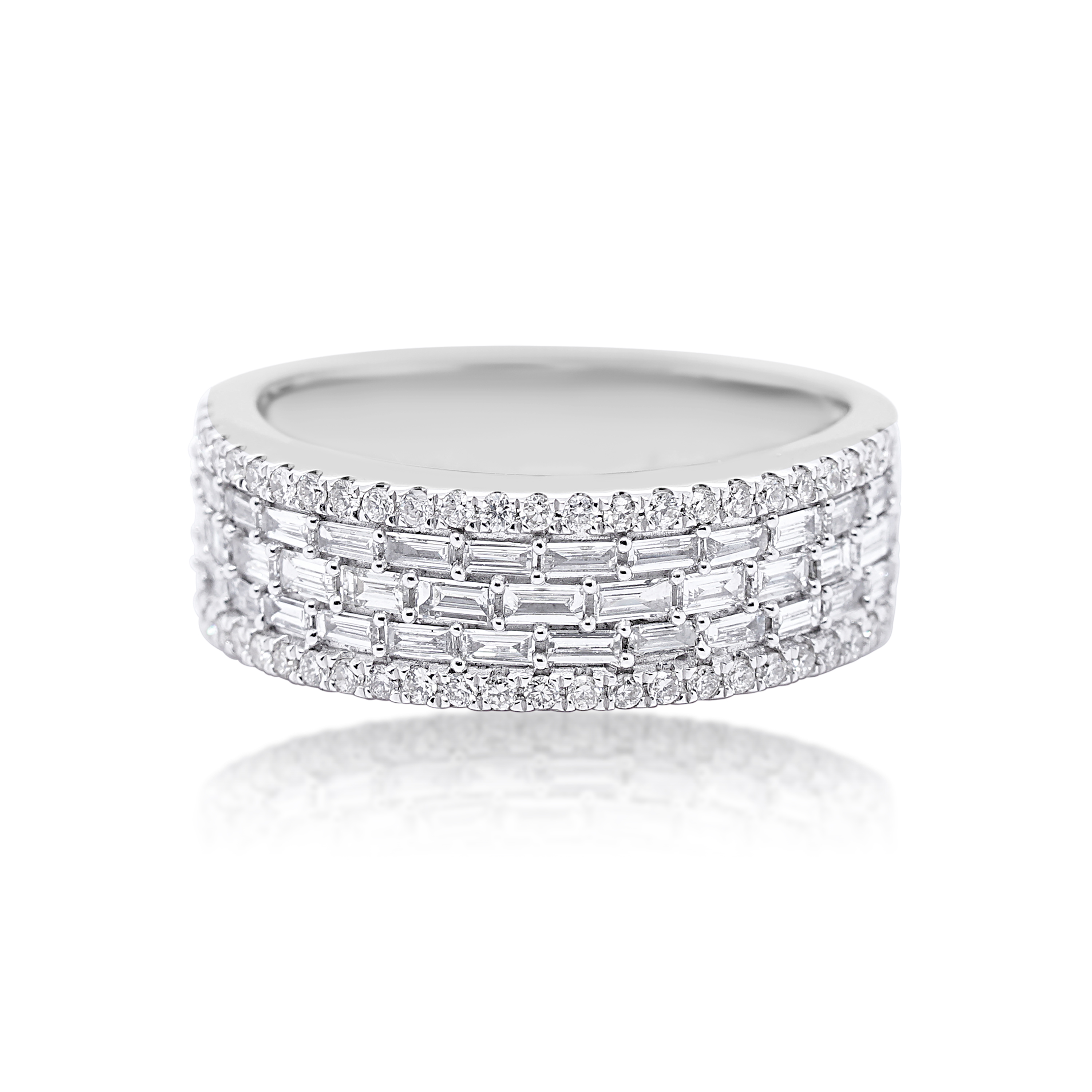 Diamond Ring 0.75 ct. 14K White Gold